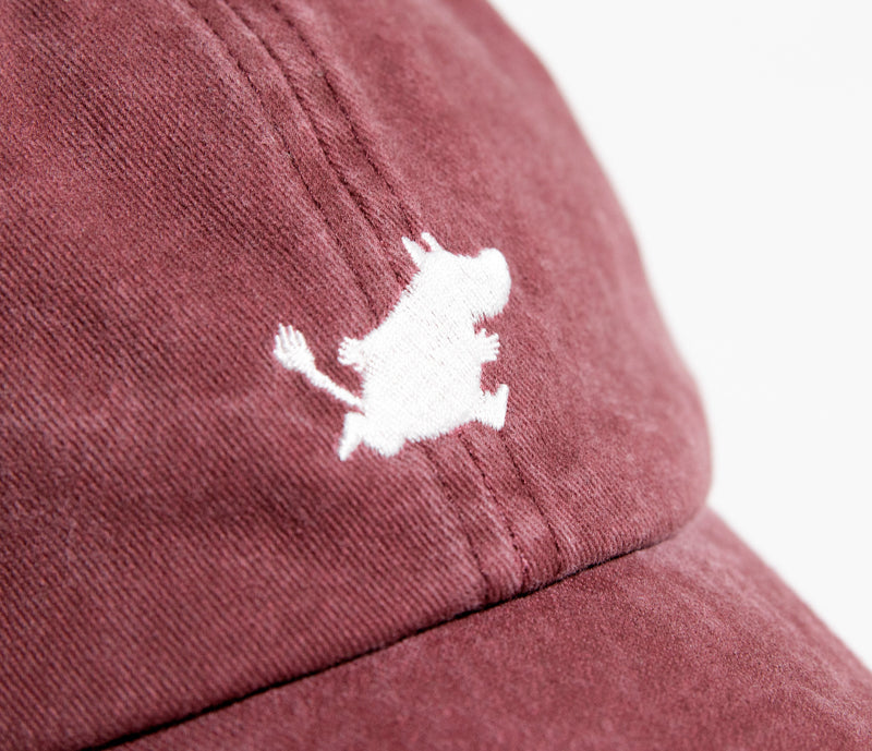 Moomin Dad Cap - Running, Lowkey Red Denim