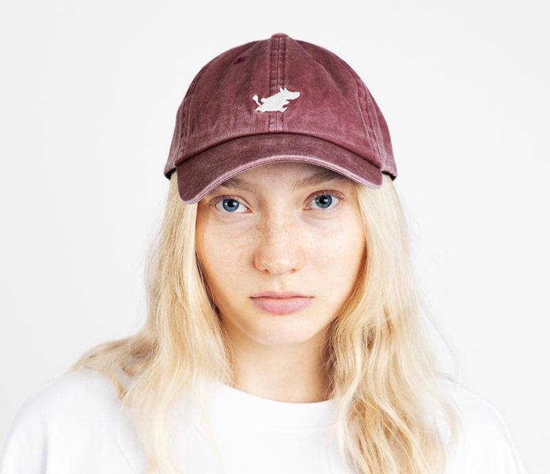 Moomin Dad Cap - Running, Lowkey Red Denim