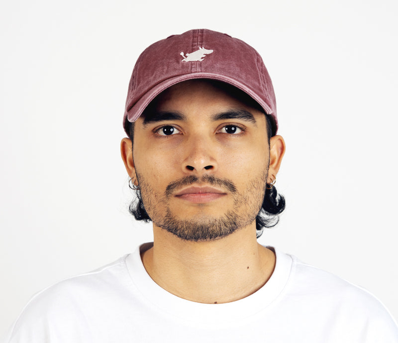 Moomin Dad Cap - Running, Lowkey Red Denim