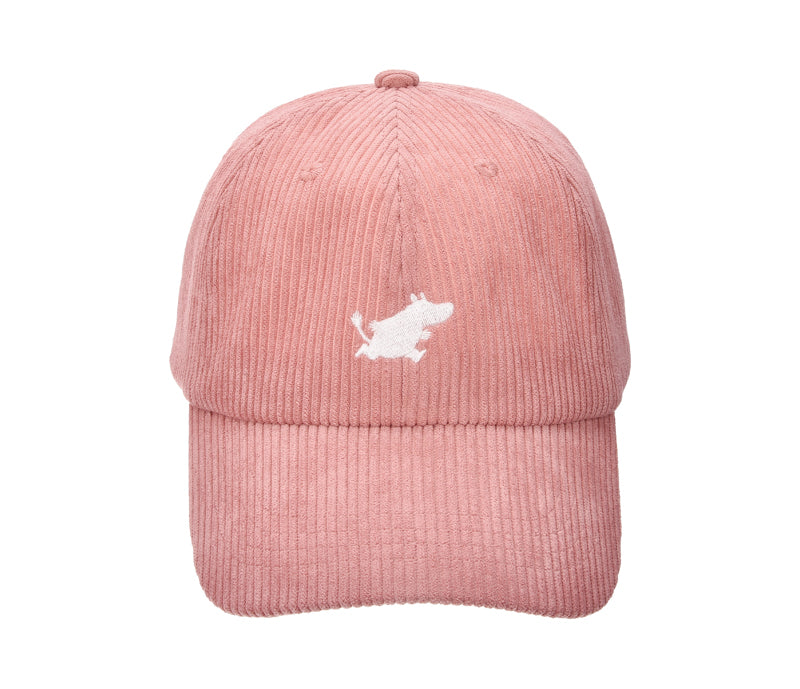 Moomin Dad Cap - Running, Coral Corduroy