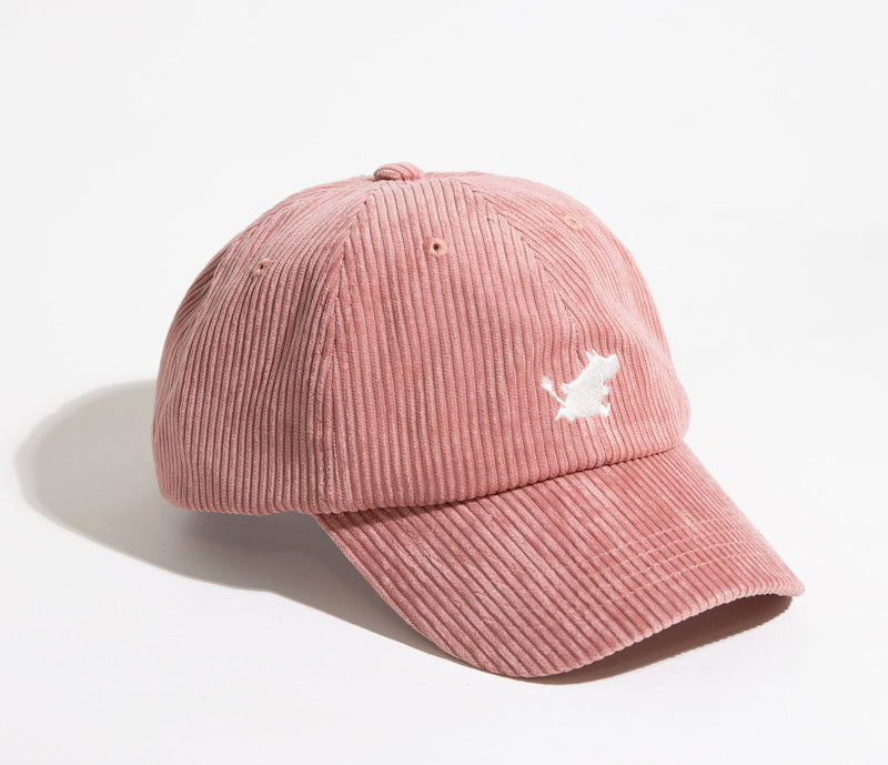 Moomin Dad Cap - Running, Coral Corduroy