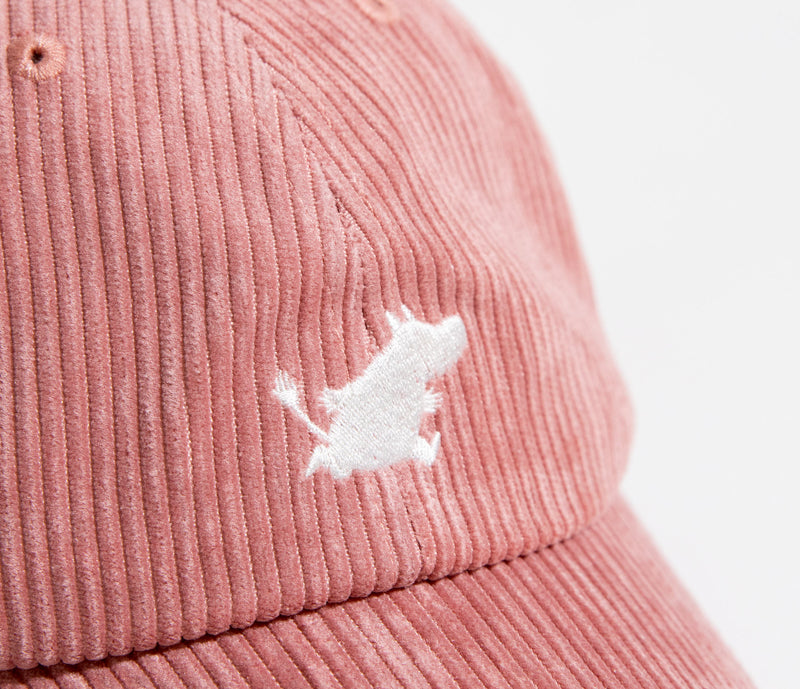 Moomin Dad Cap - Running, Coral Corduroy