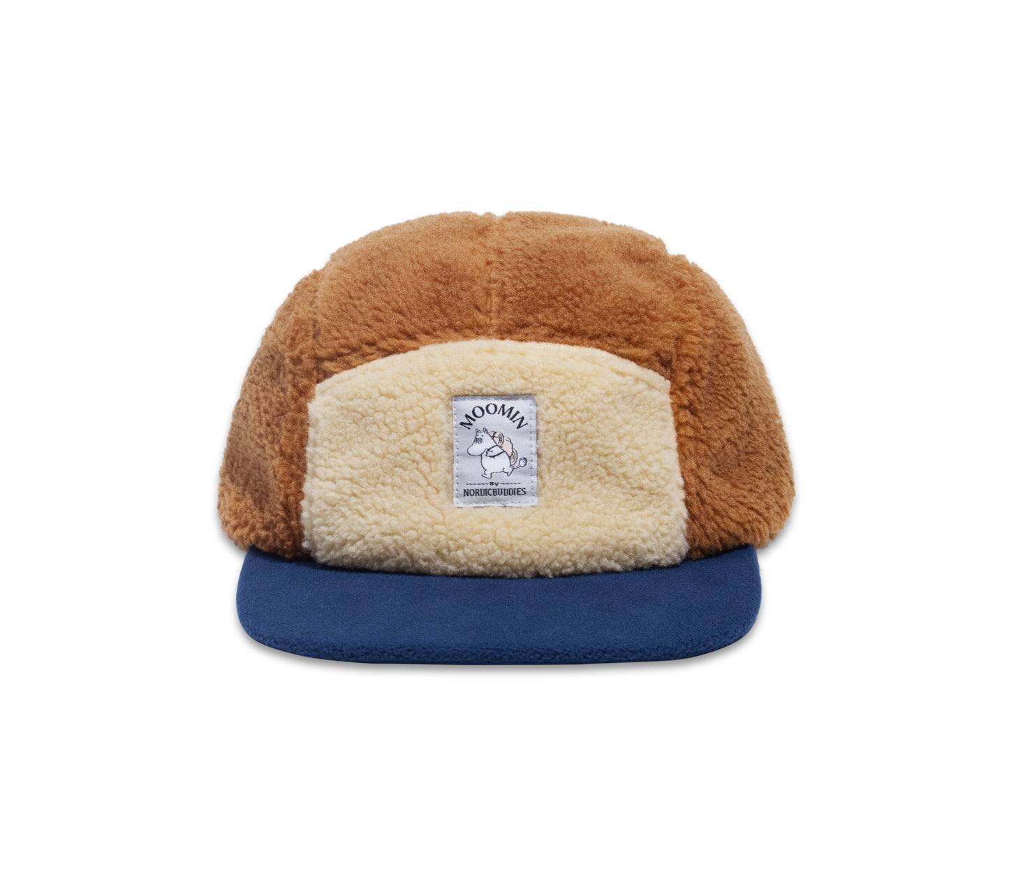 Moomin Adult 5-Panel Winter Hat - Moomintroll Brown