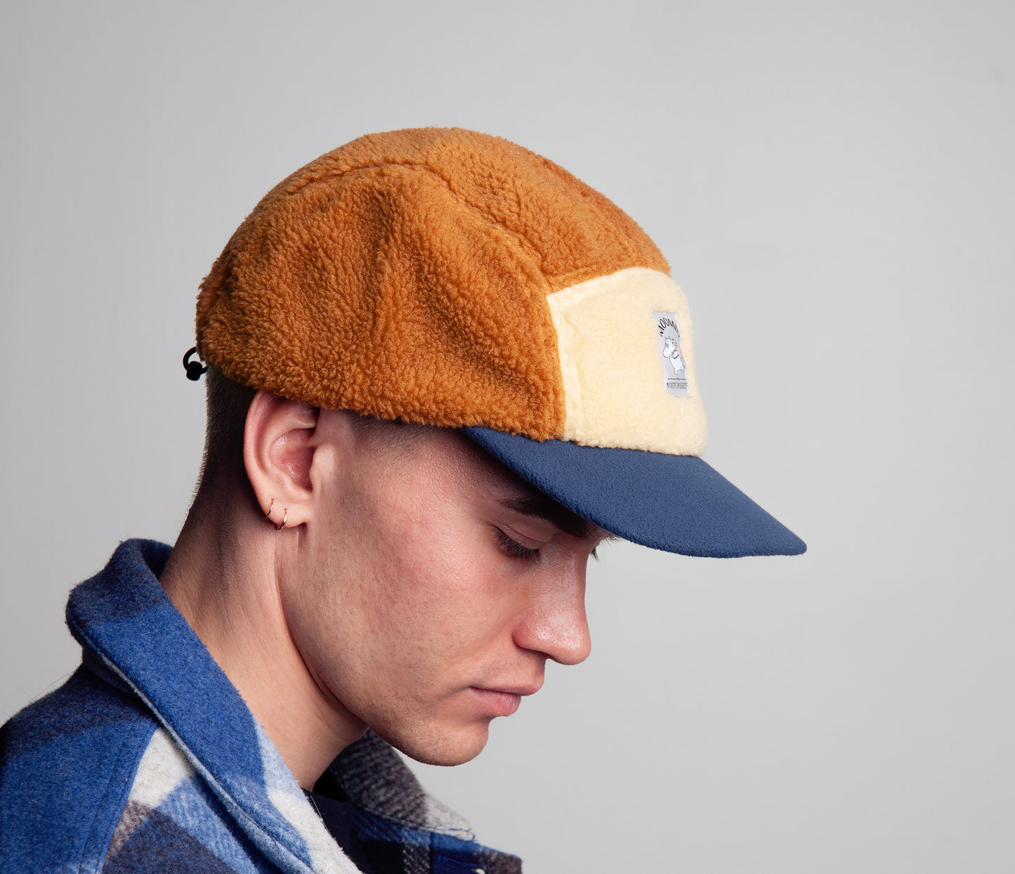 Moomin Adult 5-Panel Winter Hat - Moomintroll Brown
