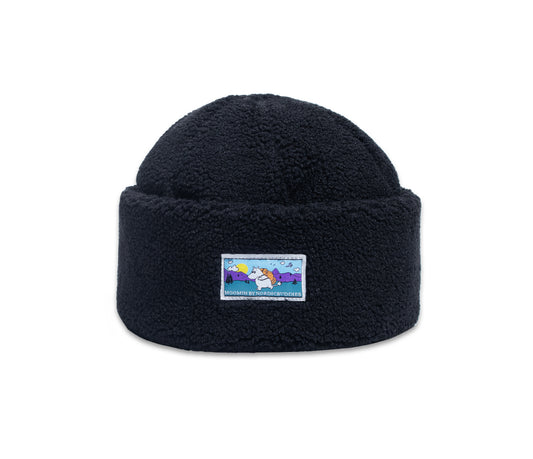 Moomin Adult Fargo Beanie Hat - Moomintroll Black
