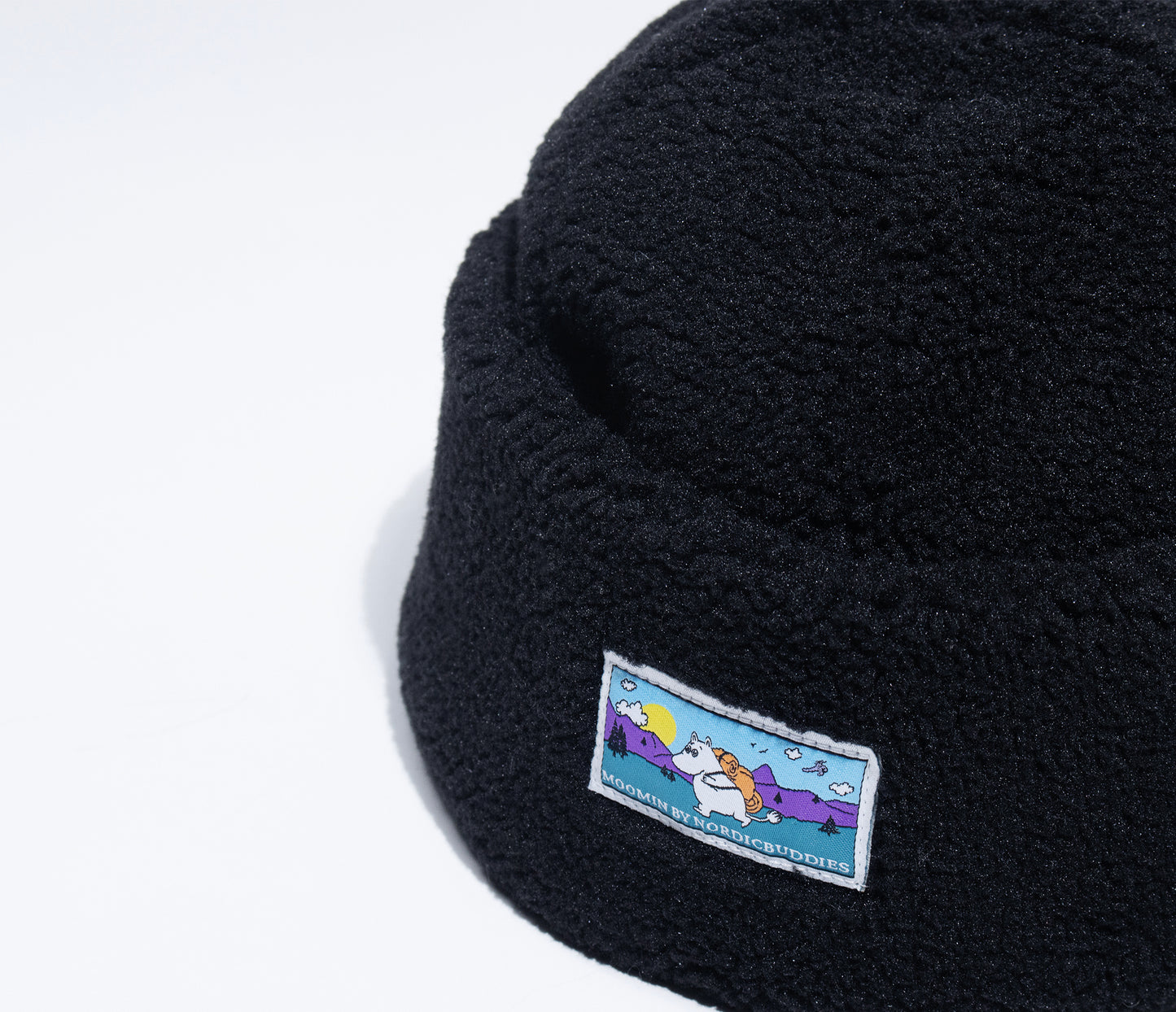 Moomin Adult Fargo Beanie Hat - Moomintroll Black