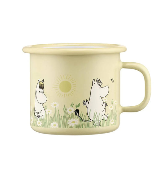 Moomin Enamel Mug - Meadow (2.5dl)