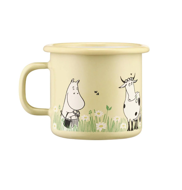 Moomin Enamel Mug - Meadow (2.5dl)