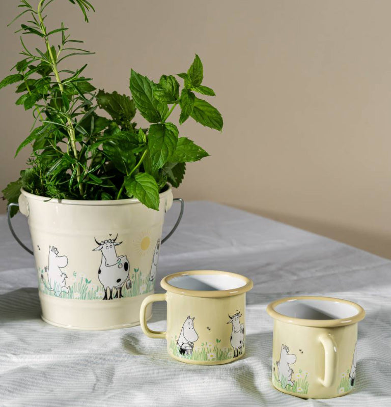 Moomin Enamel Mug - Meadow (2.5dl)