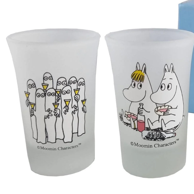 Moomin Mini Glass 5cl 2-set (Hatt)