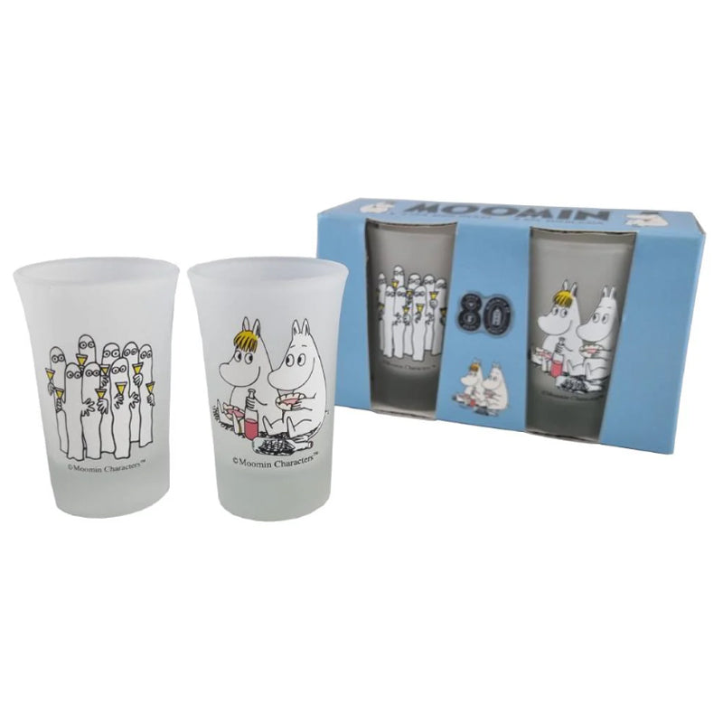 Moomin Mini Glass 5cl 2-set (Hatt)