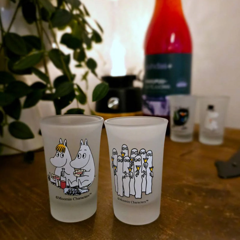 Moomin Mini Glass 5cl 2-set (Hatt)