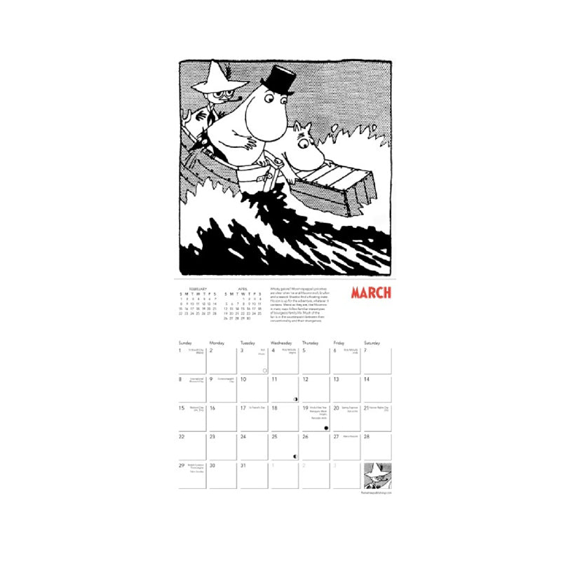 Moomin Mini Wall Calendar 2026