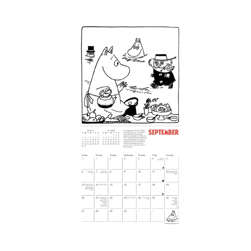 Moomin Mini Wall Calendar 2026