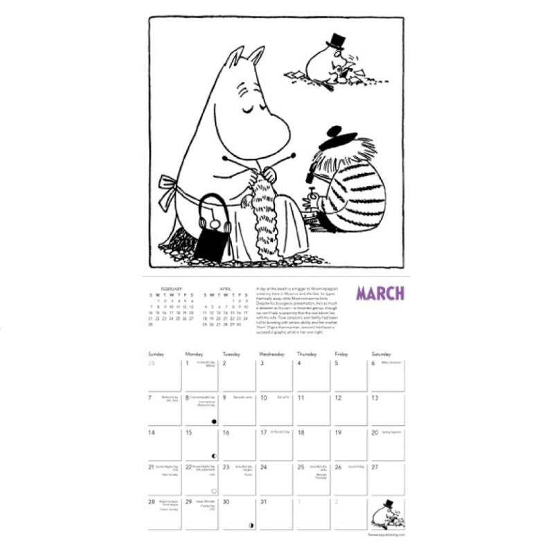 Moomin Mini Wall Calendar 2027