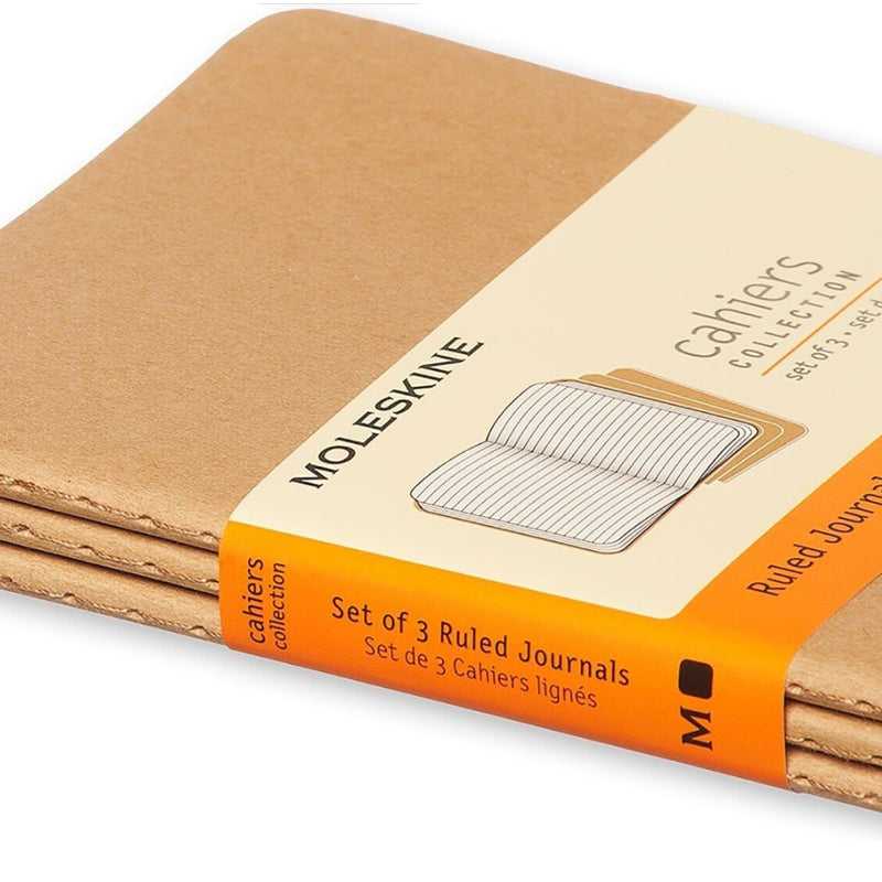 Moleskine Set of 3 Ruled Journals