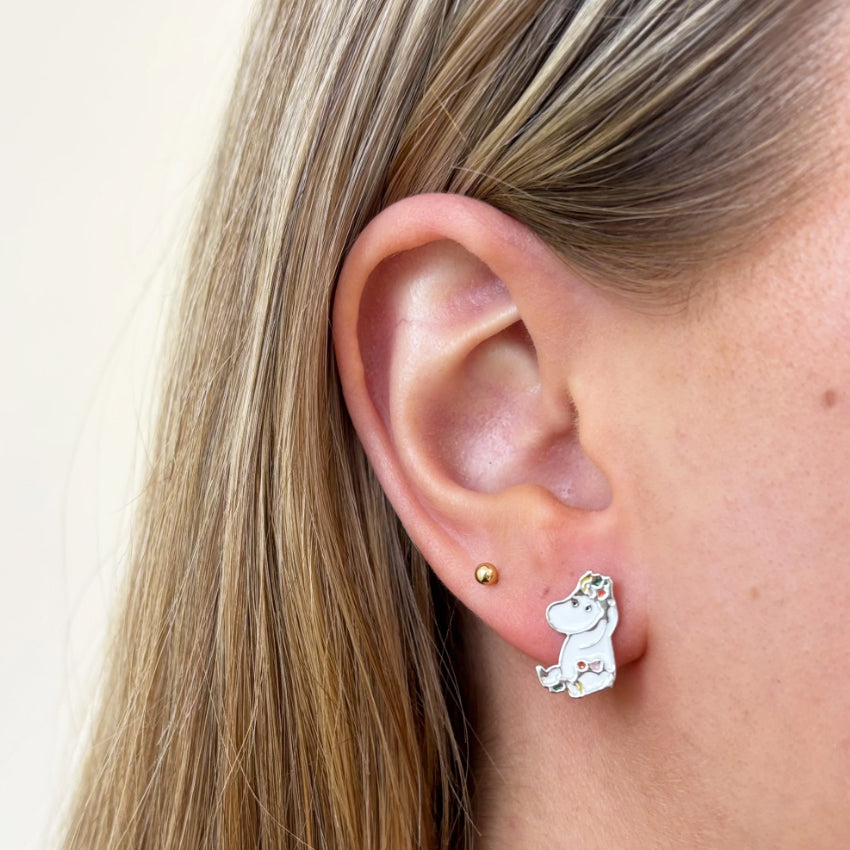Moomin and Snorkamiden Stud Earrings