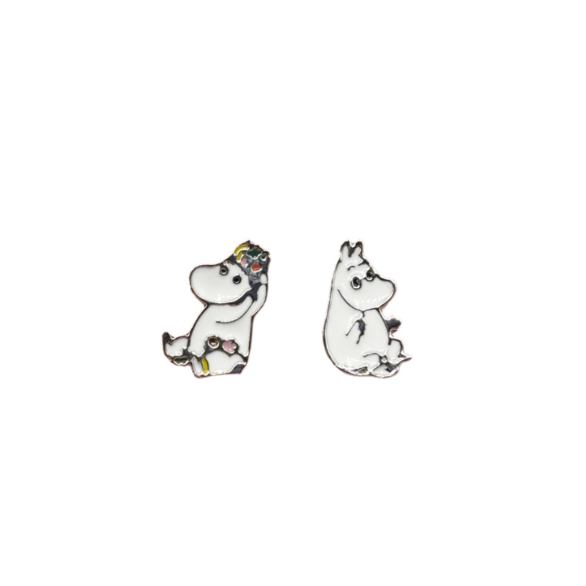Moomin and Snorkamiden Stud Earrings
