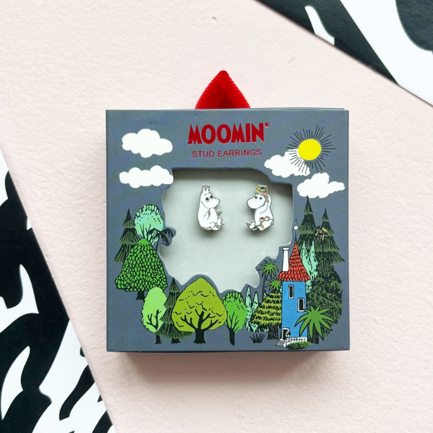 Moomin and Snorkamiden Stud Earrings
