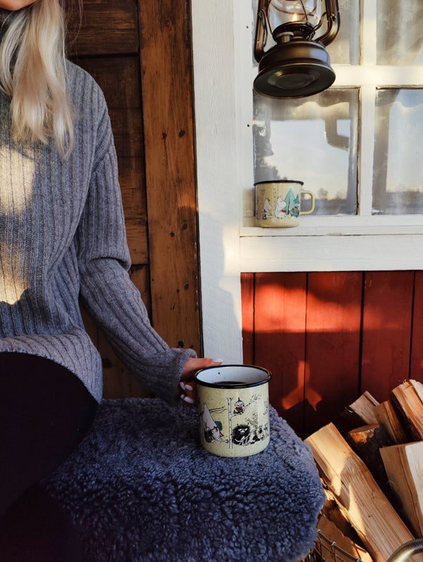 Moomin Enamel Mug - Campers (8dl)