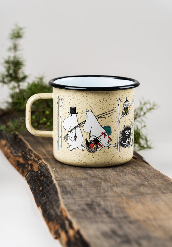 Moomin Enamel Mug - Campers (8dl)