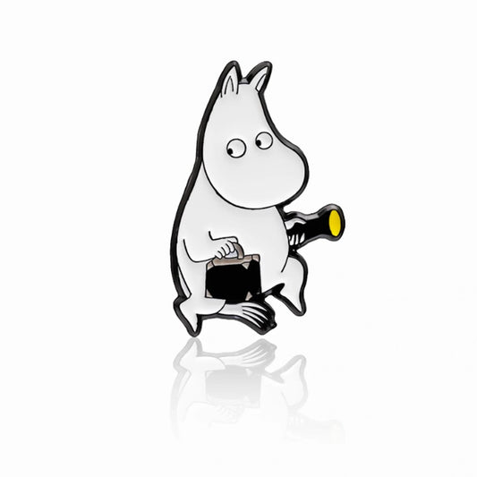 Moomin Enamel Pin Badge - Moomin with Torch