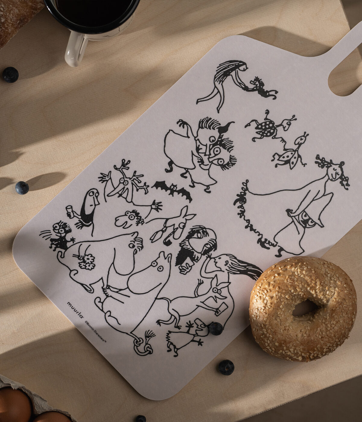 Moomin Chop & Serve Board - Moomin 80