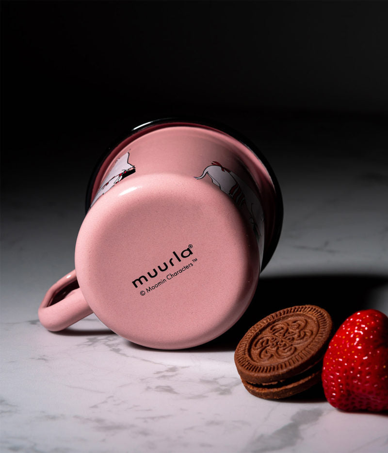 Moominmamma Retro Enamel Mug (3.7dl) - Pink