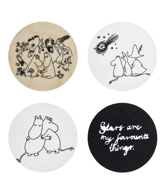 Moomin Coaster - Moomin 80 4pcs in Tin
