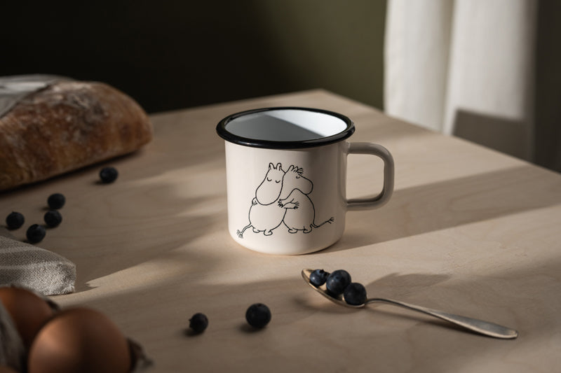 Moomin Enamel Mug - Moomin 80 (3.7dl)