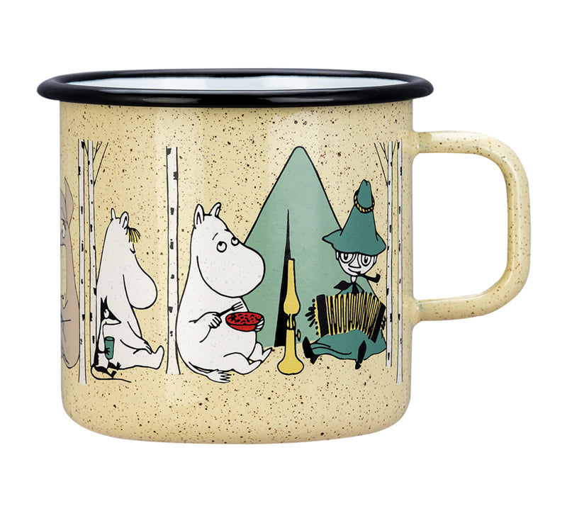 Moomin Enamel Mug - Campers (8dl)