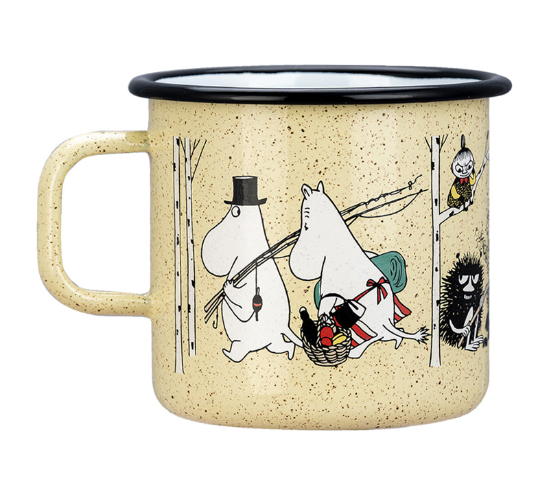 Moomin Enamel Mug - Campers (8dl)