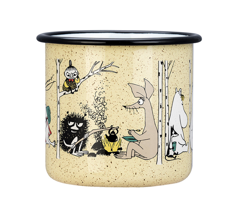 Moomin Enamel Mug - Campers (8dl)