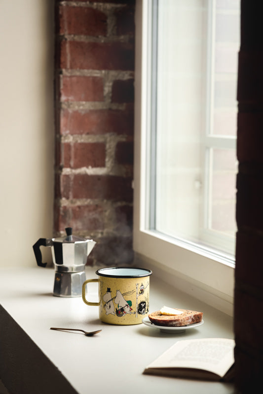 Moomin Enamel Mug - Campers (8dl)