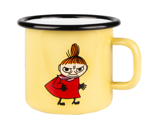 Moomin Enamel Mug - Little My Yellow (2.5dl)