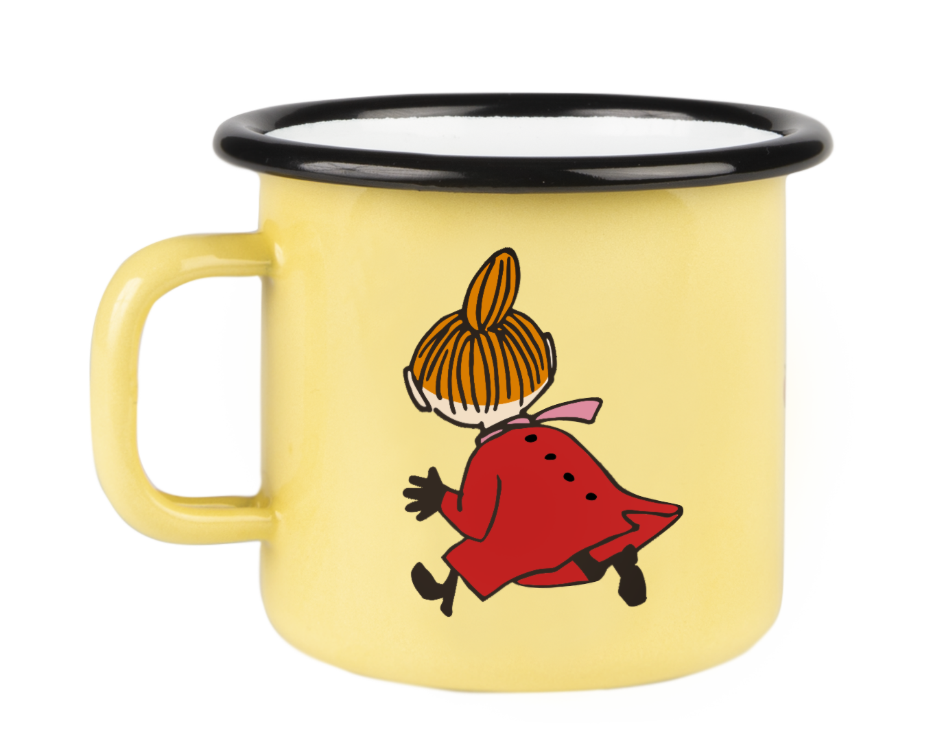 Moomin Enamel Mug - Little My Yellow (2.5dl)