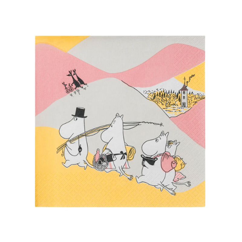 Moomin Paper Napkins - Family Time