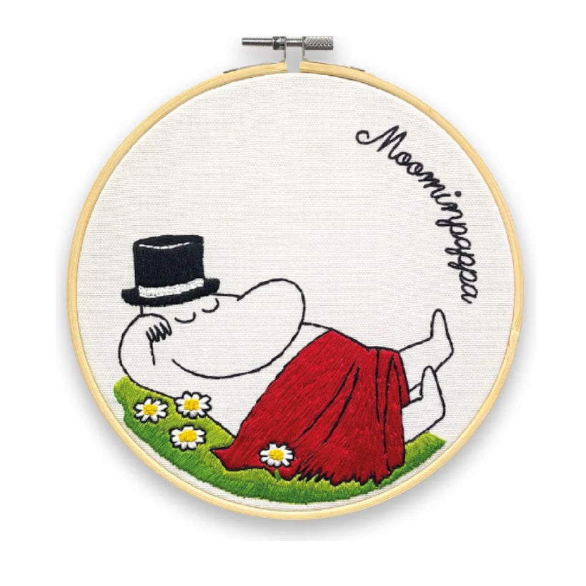 Moomin Embroidery Kit - Pappa Snoozing