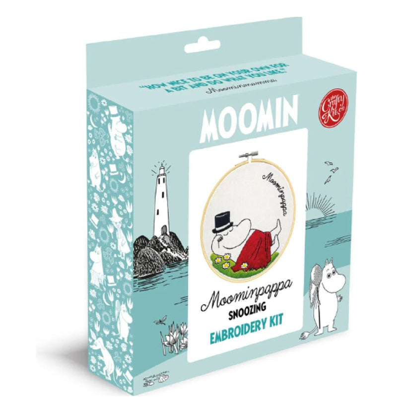Moomin Embroidery Kit - Pappa Snoozing