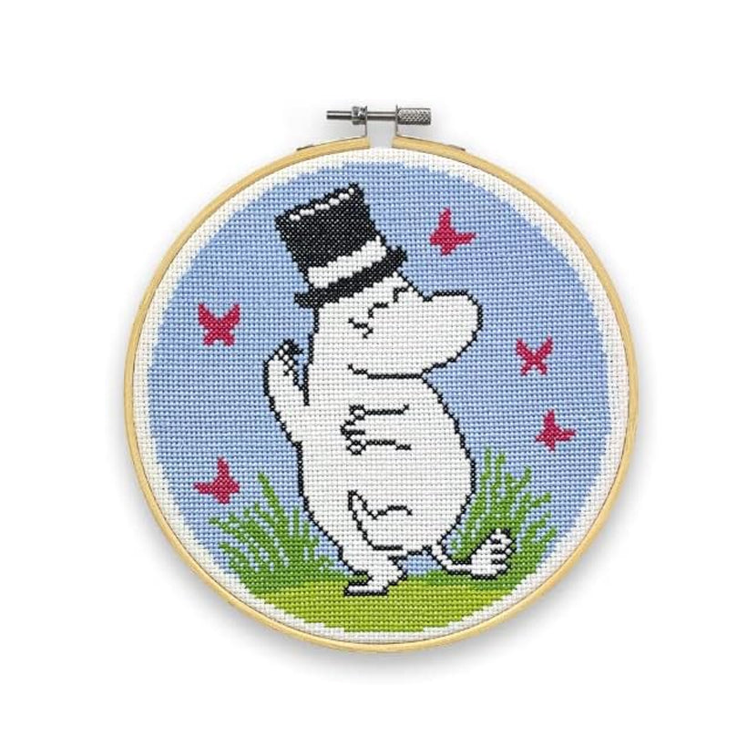 Moomin Cross Stitch Kit - Pappa Dancing