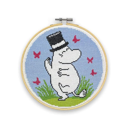 Moomin Cross Stitch Kit - Pappa Dancing