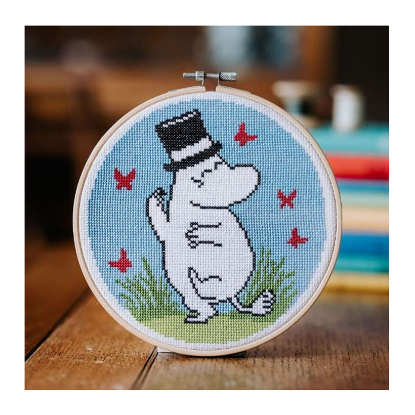 Moomin Cross Stitch Kit - Pappa Dancing