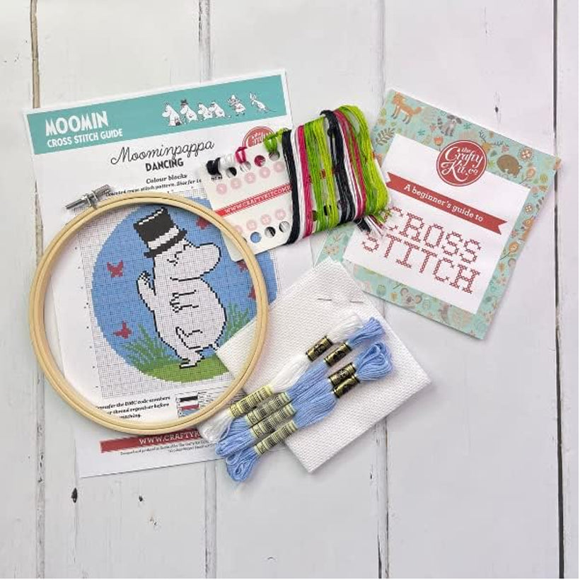 Moomin Cross Stitch Kit - Pappa Dancing