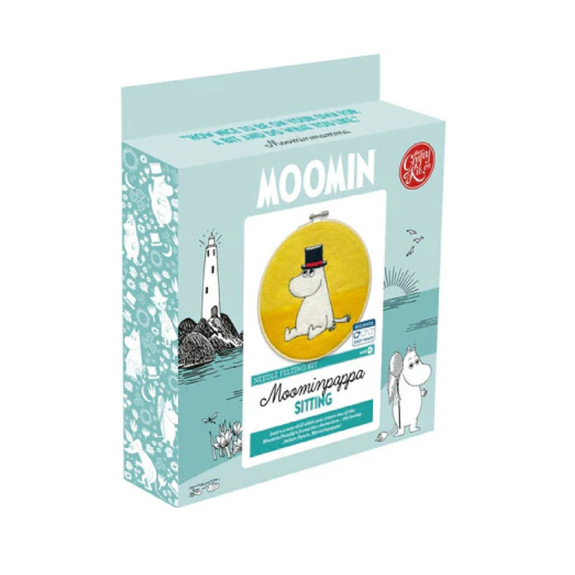Moomin Needle Felting Kit - Pappa Sitting