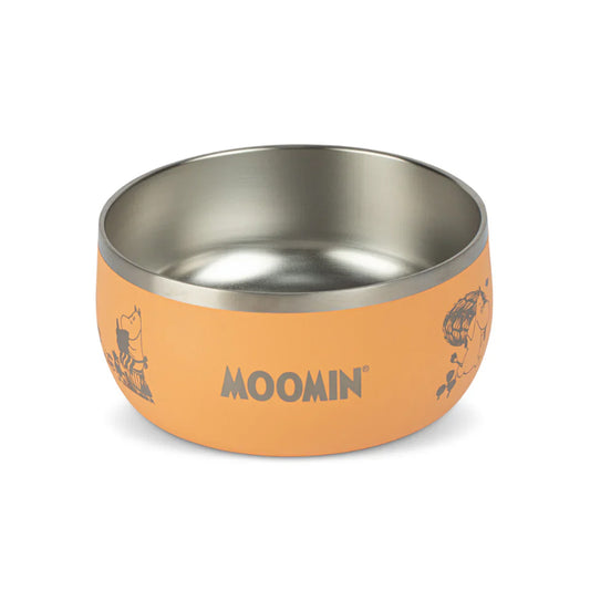 Moomin Lunar Pet Bowl Peach