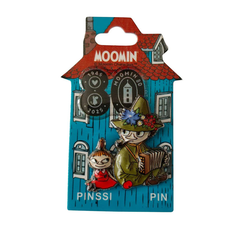 Moomin 80 3D Pin Badge - LM&Snufkin