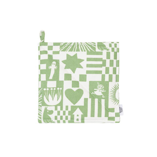 Moomin Pot Holder - Party, Green