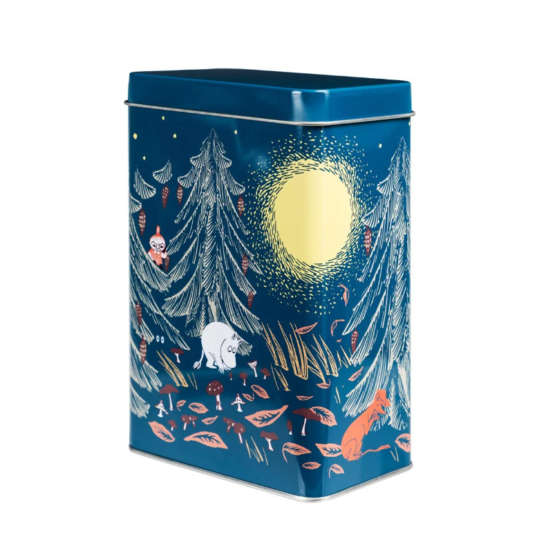 Moomin Primeval Forest Coffee Tin (Blue)