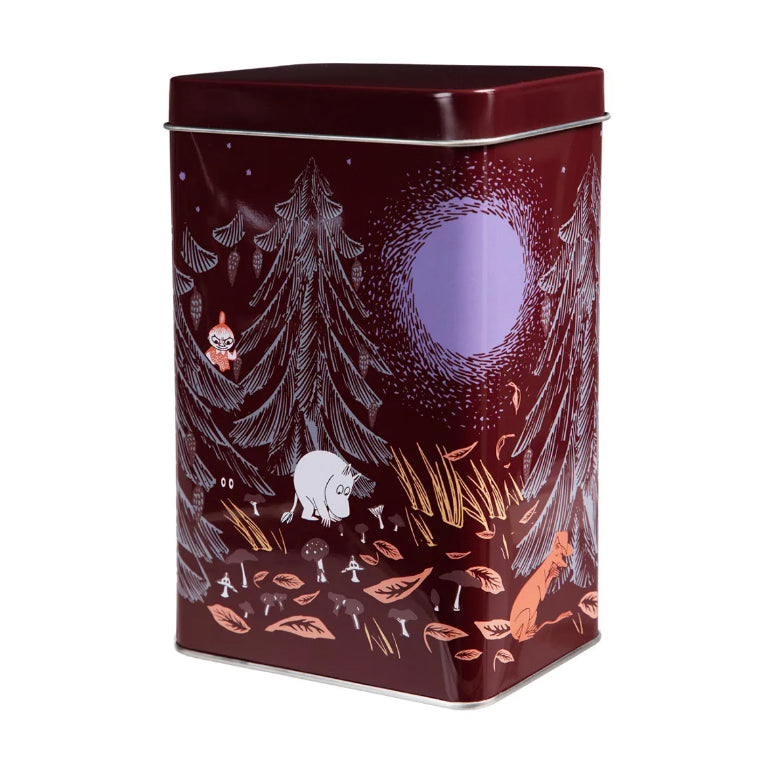 Moomin Primeval Forest Coffee Tin (Red)
