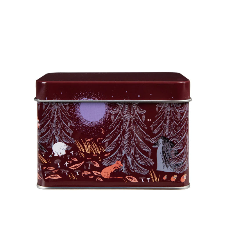 Moomin Primeval Forest Tea Tin (Red)